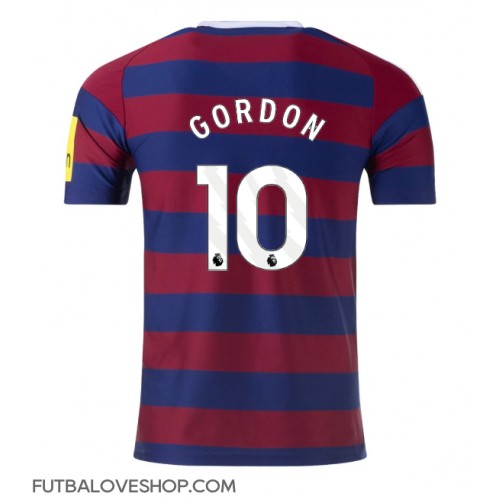 Dres Newcastle United Anthony Gordon #10 Preč 2024-25 Krátky Rukáv